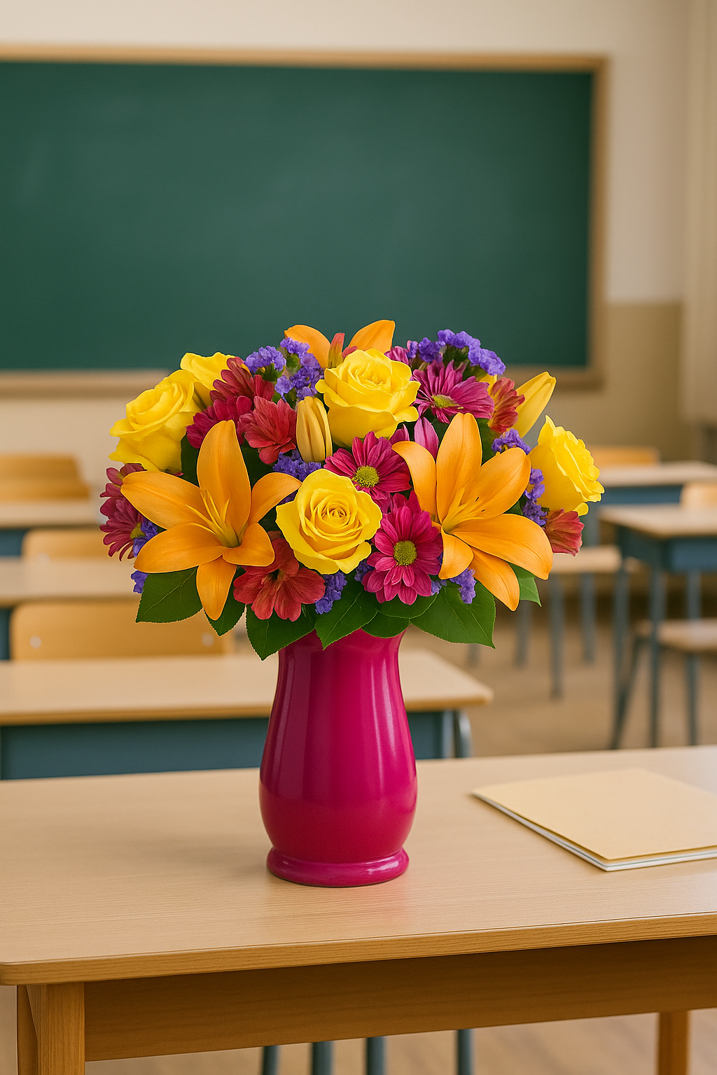 Colorful Box Flowers